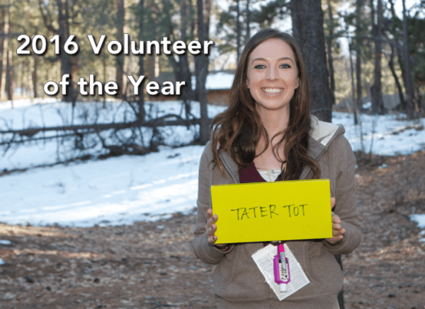 2016 Volunteer of the Year!